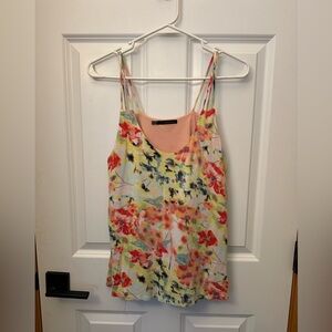 Maurices Multicolor Floral Camisole, fully lined. Ladies Medium.